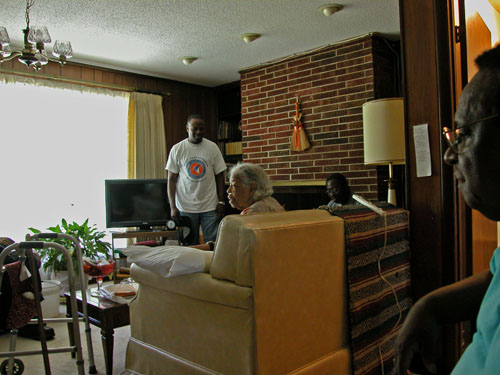 9 - Mrs. Holmes Chats With The Group