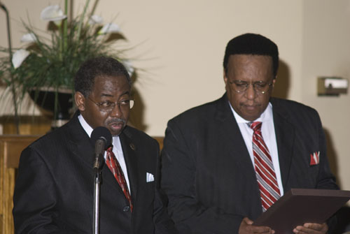 2-Deacons Walter F. Williams and Jimmy McGintis Gave Special Awards