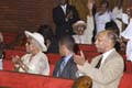 9-Mrs. Jessie Wood (hand raised), the Most Senior Member of FBC, Received Applause 